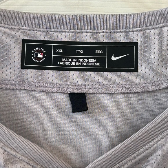 Nike New York Yankees Gray Sports Jersey XXL 99 Aaron Judge Men's - Picture 6 of 7